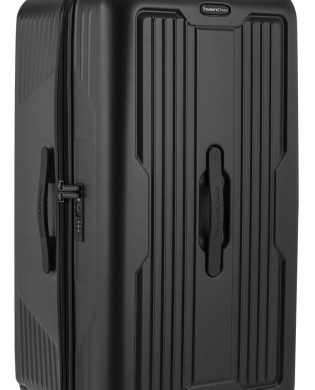Ultimax Hardside Polycarbonate Spinner Suitcase, Black, 30" Trunk Luggage